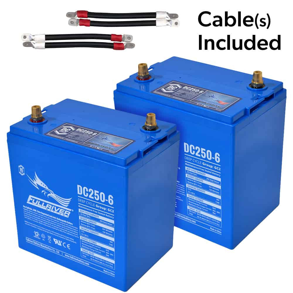 FullRiver DC250-6, AGM 250Ah 12VDC 3000Wh (2)