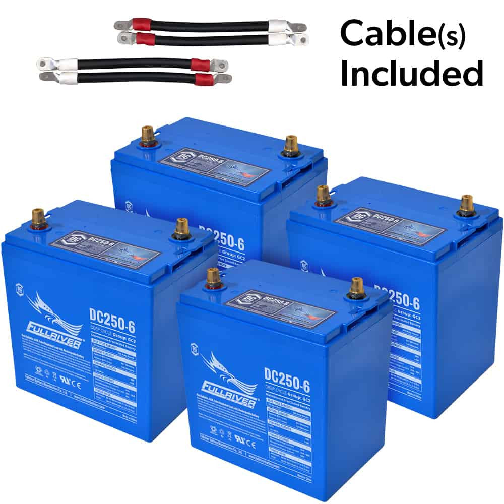 FullRiver DC250-6, AGM 250Ah 24VDC 6000Wh (4)