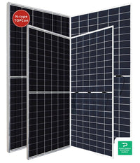 Canadian Solar 132 TOPCon BF Black/Silver 710w Solar Panel - CS7N-TB-AG-710 — PES Supply