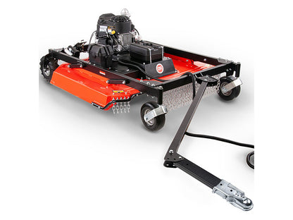 DR PRO MAX60T 60-inch tow-behind field and brush mower, three-quarter view (DR Power manufacturer photo via dealer CDN)
