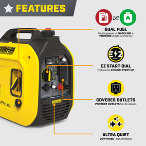 Champion 201323 - 2500W Dual Fuel Inverter Generator