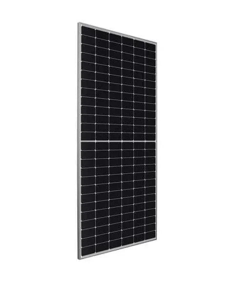 Mission Solar 144 Half Cells Black/Silver 555w Solar Panel - MSN10555HT4G - 555w | Portlandia Electric Supply