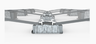 Unirac RoofMount RMDT Valley Bay – 8° Dual-Directional Tilt 310802