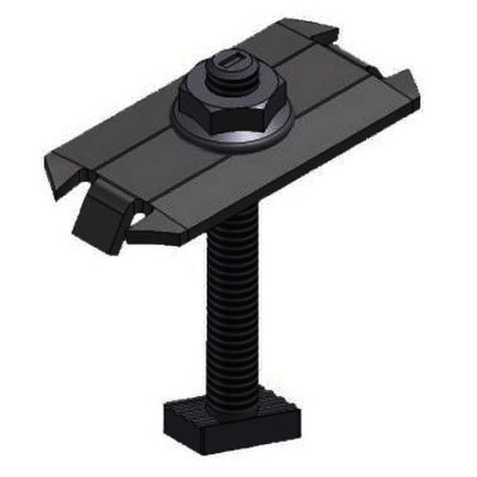 Unirac SM Mid Clamp BC Integrated Bonding Black (1 pc) 302027D-US