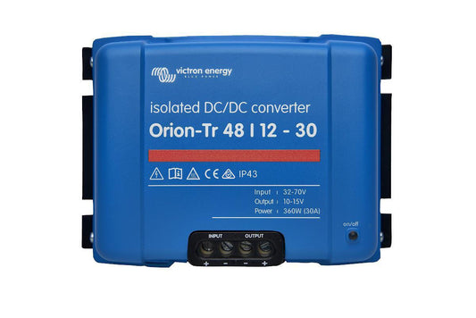 Victron Energy Orion-Tr Isolated 48V to 12V 30A 360W DC-DC Converter