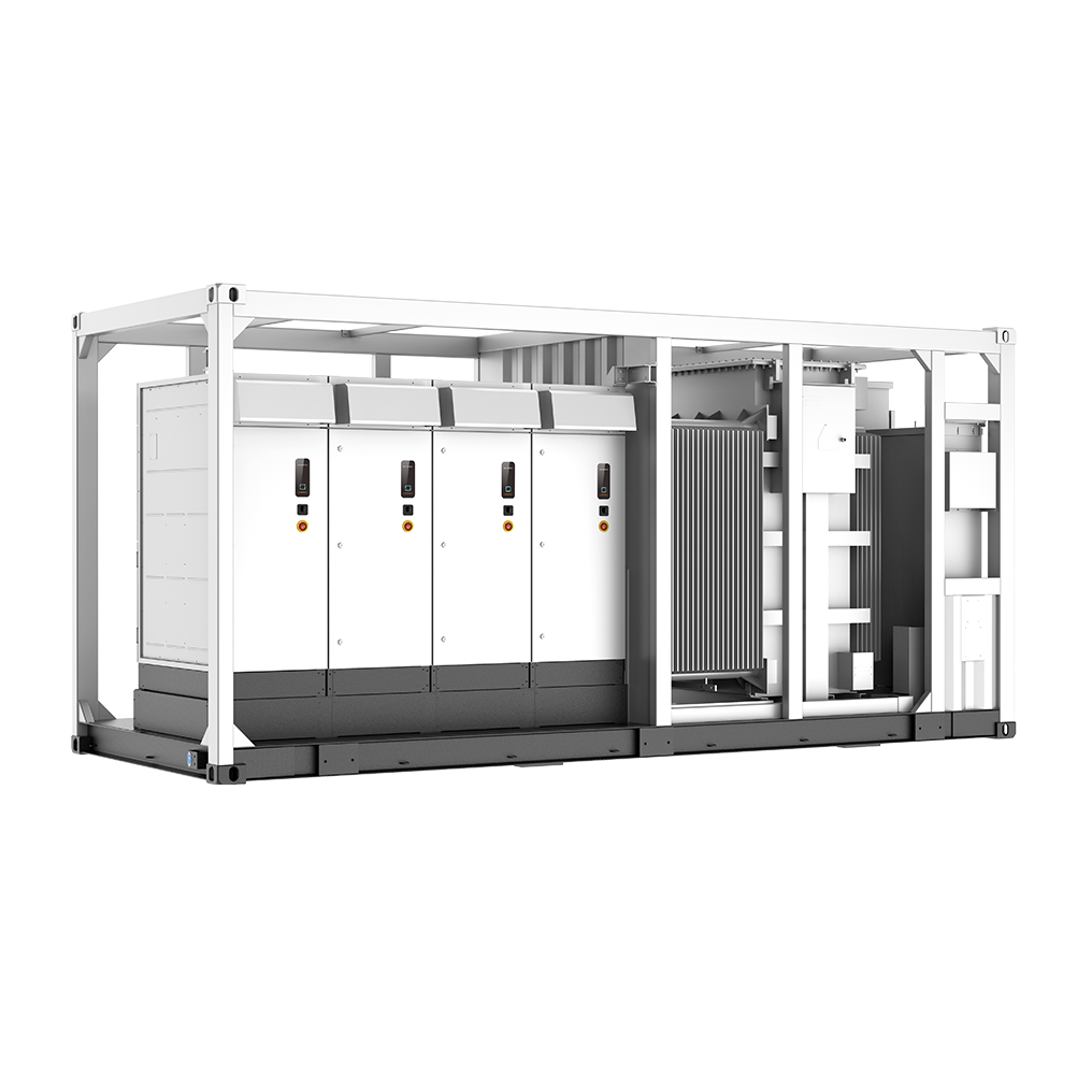 Sungrow 4400KVA 1500VDC 4 MPPT 3 Phase PV Central Inverter - SG4400UD-MV-US — side angle