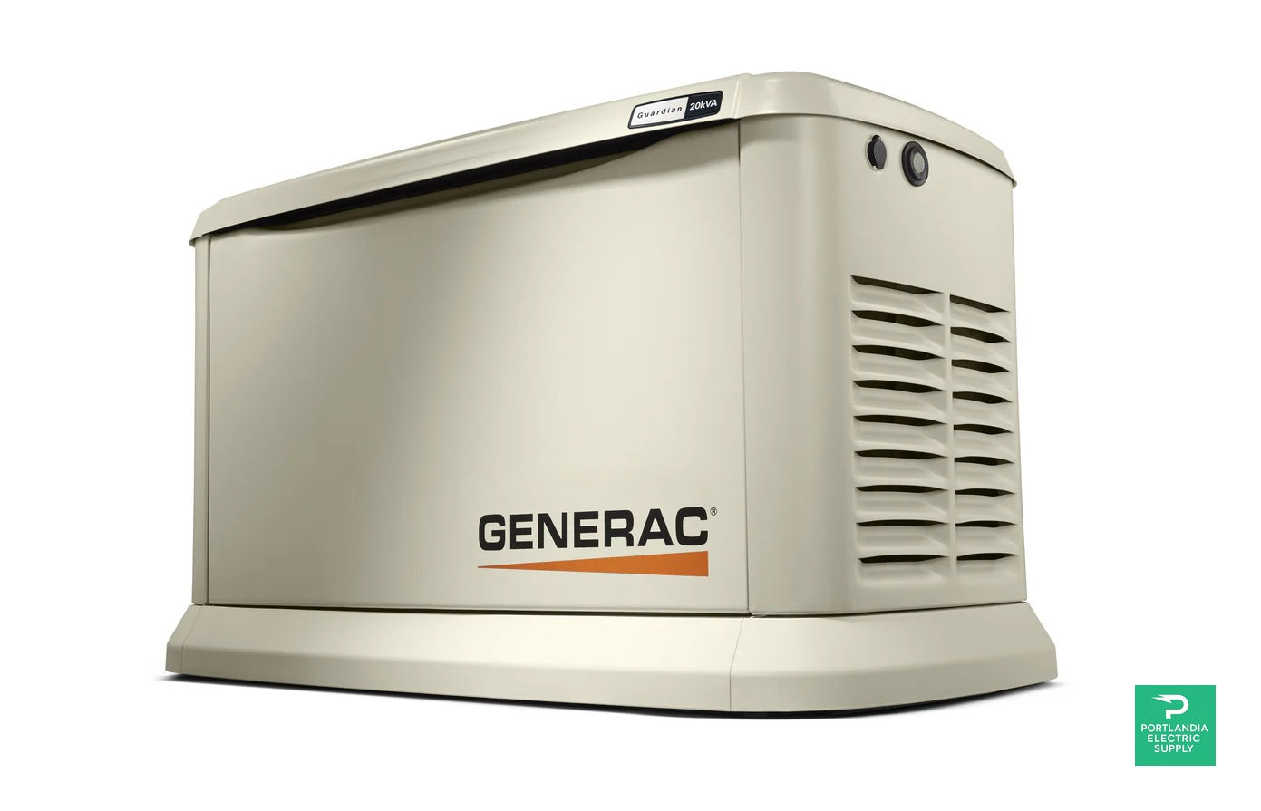 Generac Guardian 3-Phase 20KW Automatic Standby Air-Cooled Gas Engine Generator in Aluminum Enclosure - G007077-1