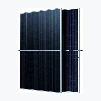 Hanersun HN21-66HT 695W solar panel — official front/rear module render