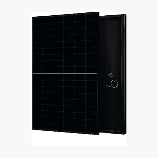 Hanersun HN18N-54HB 430W solar panel — official front/rear module render