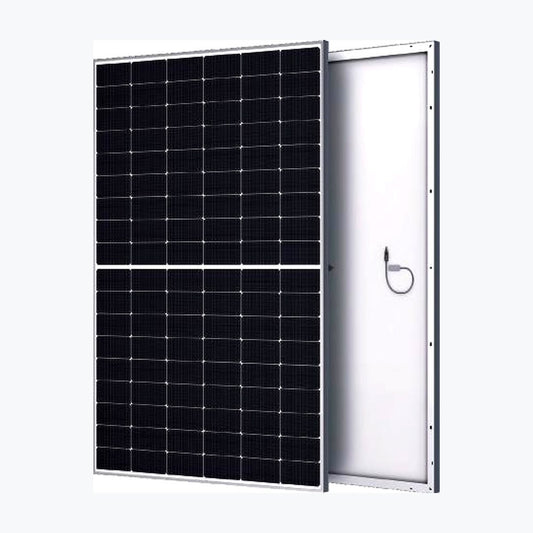 Hanersun HN18N-54H 420W solar panel — official front/rear module render