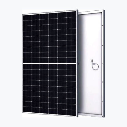 Hanersun HN18N-54H 430W solar panel — official front/rear module render