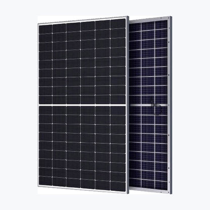 Hanersun HN18N-54HT 425W solar panel — official front/rear module render