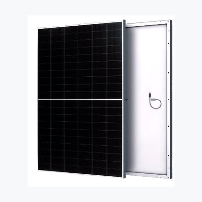 Hanersun HN21N-60H 615W solar panel — official front/rear module render