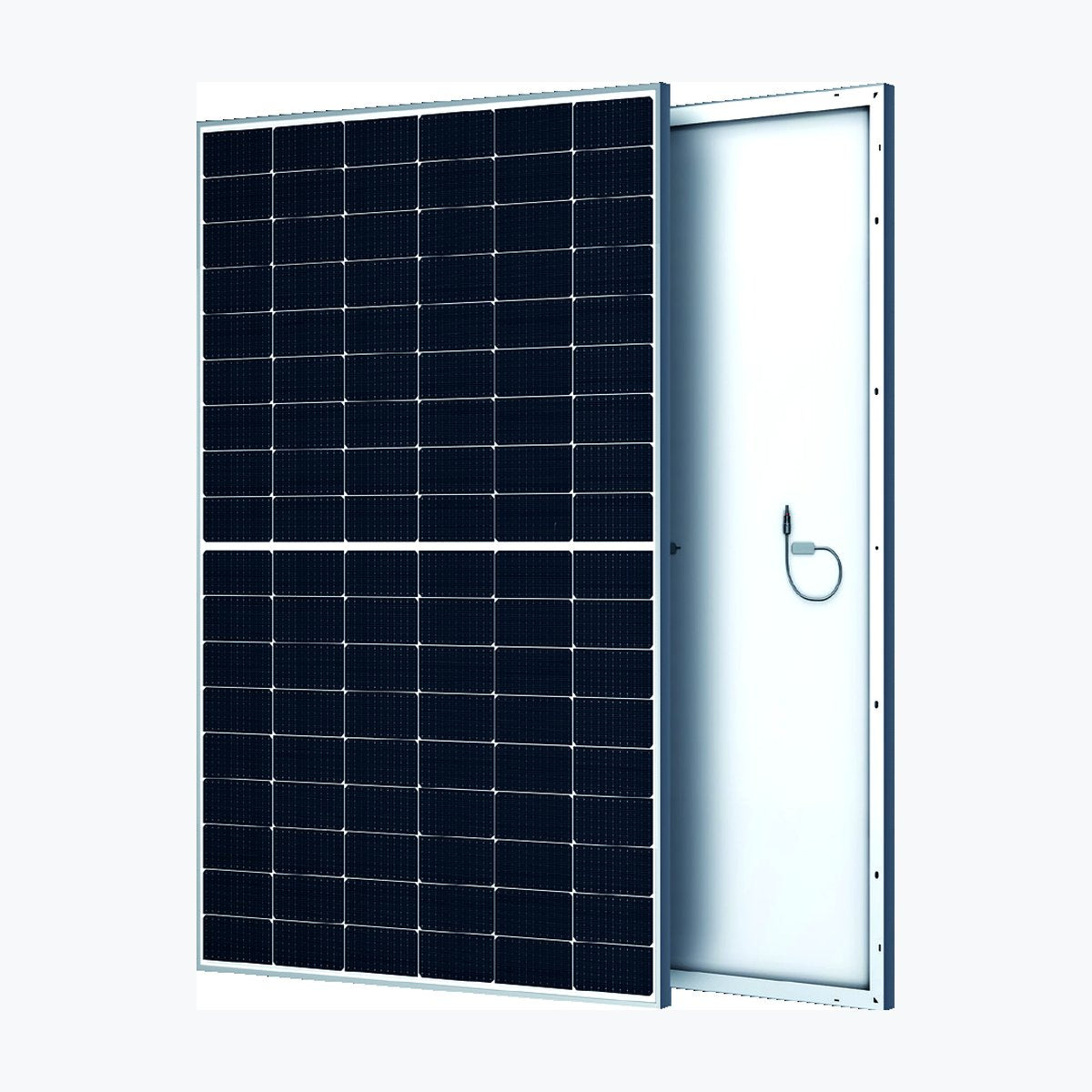 Hanersun HN18-54H 420W solar panel — official front/rear module render