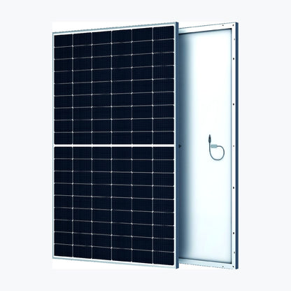 Hanersun HN18-54H 420W solar panel — official front/rear module render