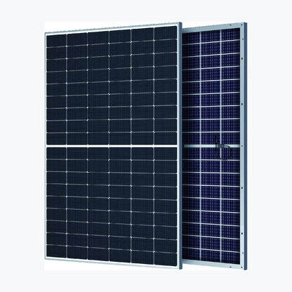 Hanersun HN18-54HT 420W solar panel — official front/rear module render