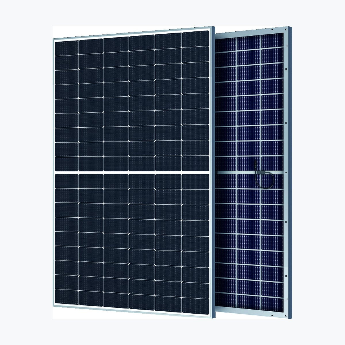Hanersun HN18-54HT 435W solar panel — official front/rear module render