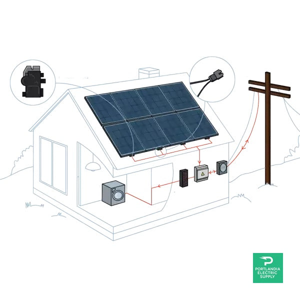 PES Solar Energy Kits - Grid-Tie - 30 kW | Portlandia Electric Supply