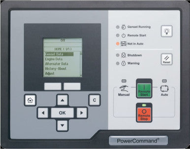 Cummins Onan Connect Series Accessory HMI 220 Remote Unit — side angle