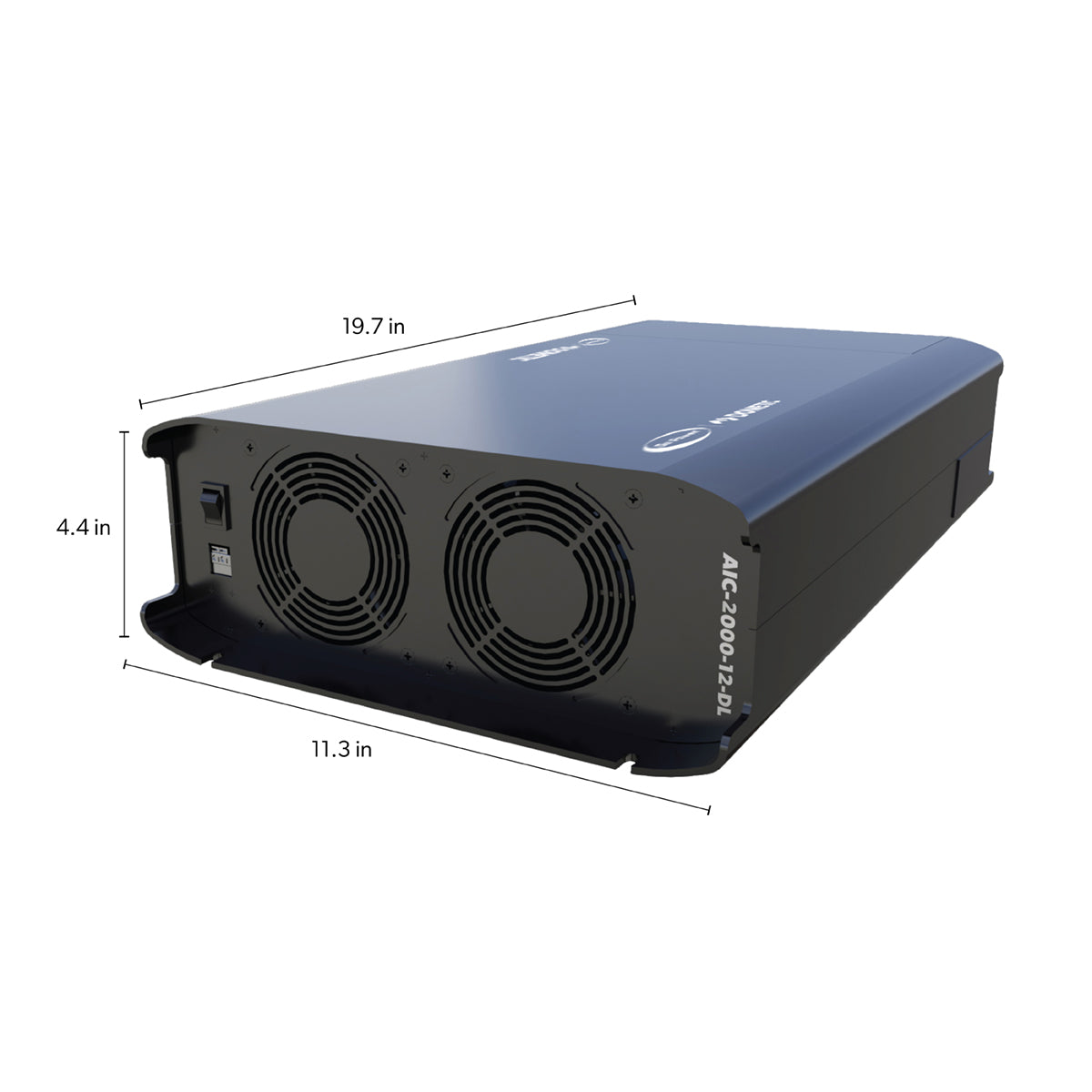 Go Power! 2000W Inverter Charger 12V – Single Leg