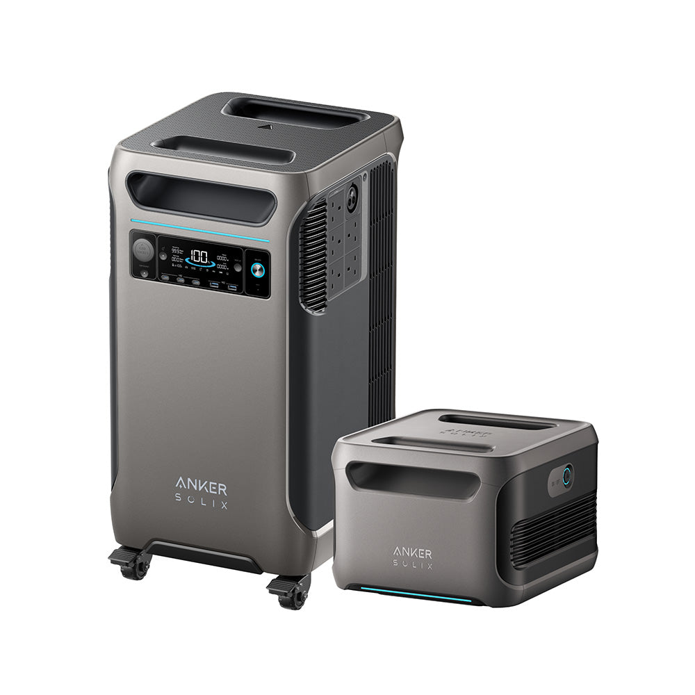 Anker SOLIX F3800 6000W / 7,680Wh Power Station with 1 Expansion Battery