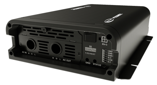 Go Power! 1200W Pure Sine Wave Inverter with Transfer Switch 12V