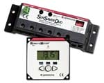 MorningStar SunSaver Duo SSD-25RM, with Remote Display RV Charge Controller 25 Amp, 12 Volt — side angle