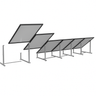 IntegraRack IR-40FSAC BallastRack Solar Module Ground Mount | Fixed Adjustable Angle | Black Composite & Zinc Electroplated Steel