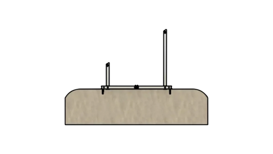 IntegraRack Concrete Slab/Footing Anchor Bolt Mounting Kit | Up to 10 Panels