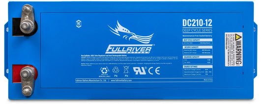Fullriver Sealed AGM Battery, 12V 210 Ah Group 4D, DC210-12