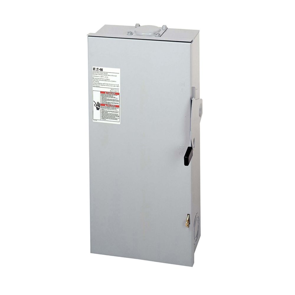 Eaton DG223NRB 100 Amp Double Pole Fusible NEMA 3R General Duty Safety Switch
