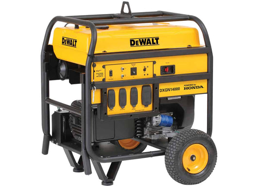 DeWALT DXGN14000 14000W Commercial Generator - 11700W Running, Honda Engine