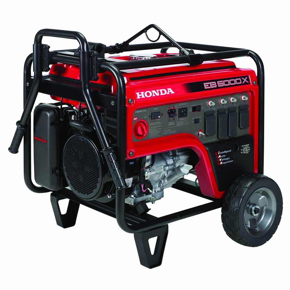 Honda EB5000XK3AN2 7,000 Peak Watt Gas Generator HD Frame w/ CO Minder