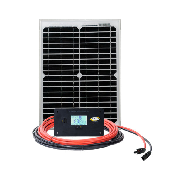 20W Monocrystalline RV Solar Panel Kit with Controller