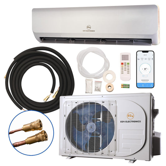 EG4 12K AC/DC Solar Mini Split | 22.5 SEER | 12,000 BTU | 650 SQFT