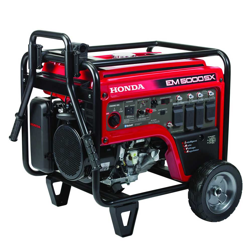 Honda EM5000SXK3AN2 7,000 Peak Watt Electric Start Generator