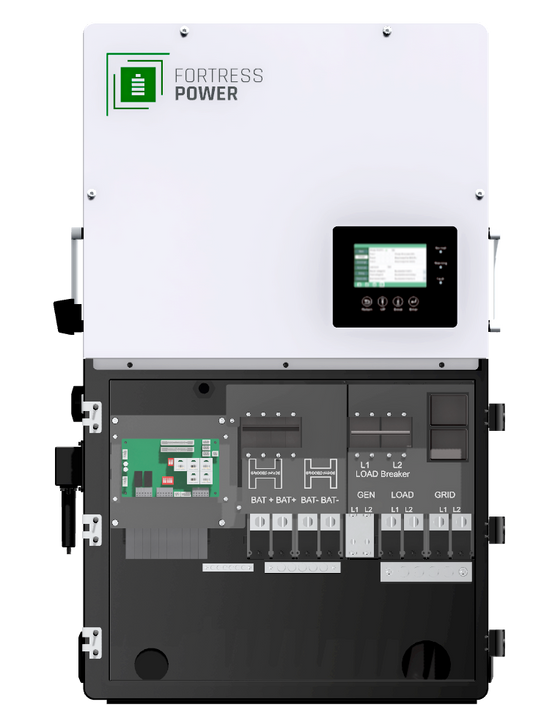 Fortress Power Envy True 12kW 48V 12kW 240V Triple MPPT Hybrid Solar Storage Inverter