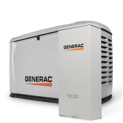 Generac 7323 14kW Air-Cooled Whole Home Standby Generator w/ Transfer Switch Kit