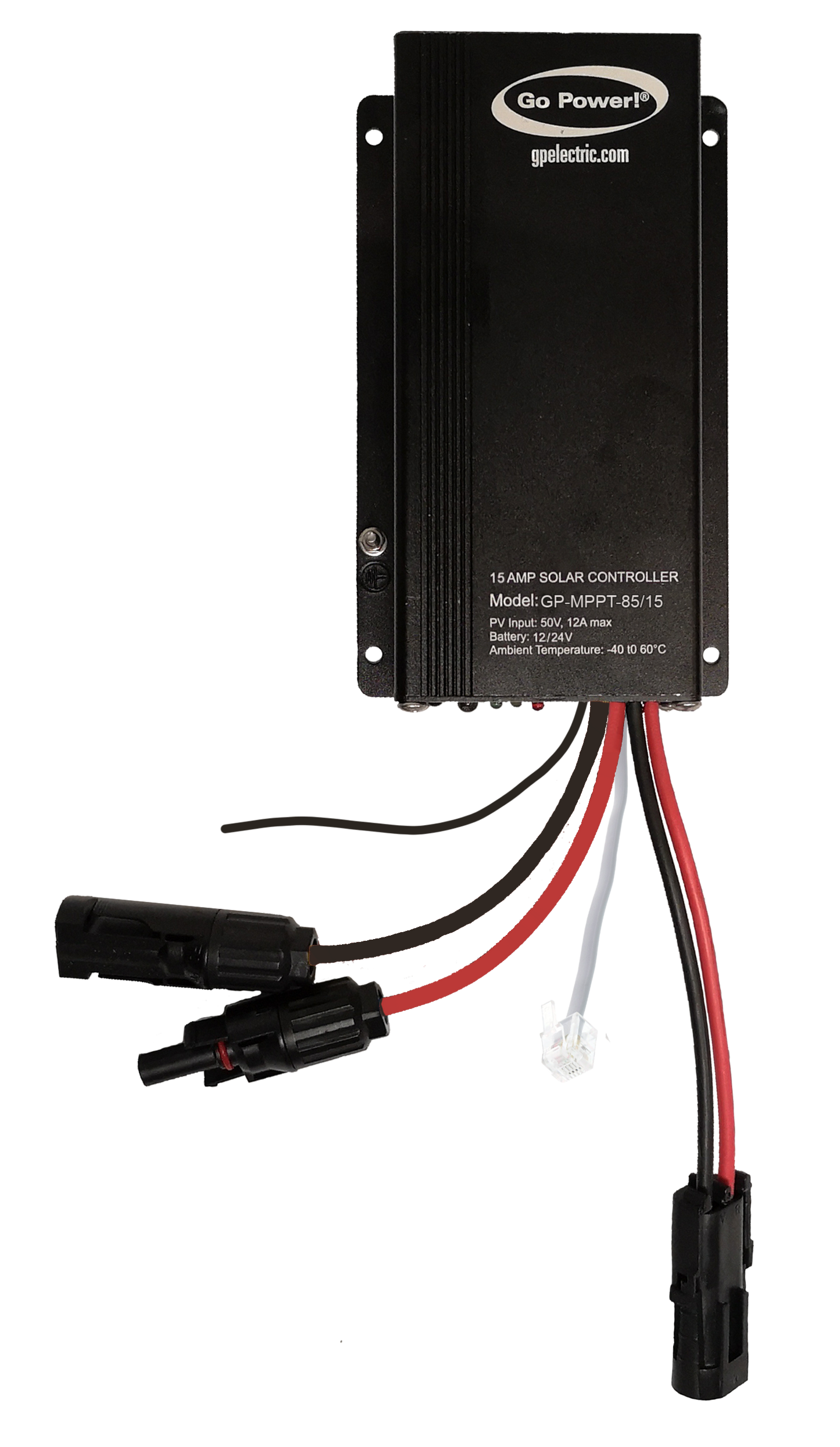 15 Amp MPPT Solar Charge Controller (IP68)