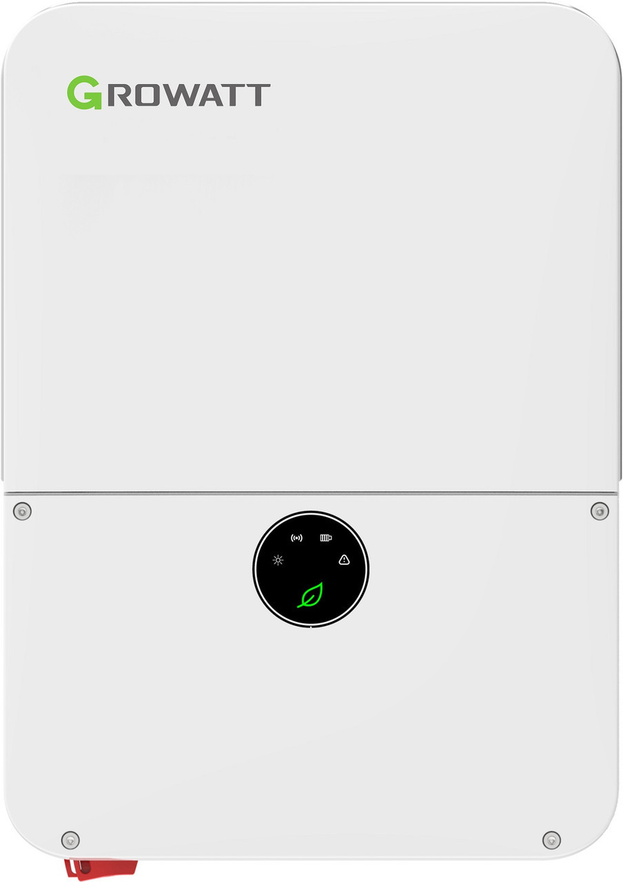 Growatt MIN 11400TL-XH-US 11.4kW hybrid inverter — front view