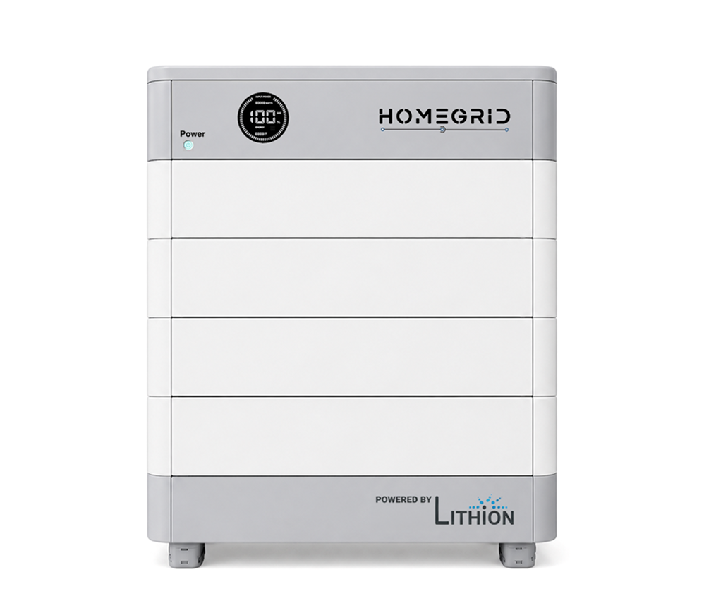 HomeGrid Stack'd HEATED 19.2 kWh - (4) 48V Lithium Battery Heated All Weather Modules + BMS and Base HG-4-Stack