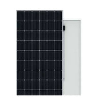 Solar panel with black and white design on a white background
