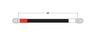 4/0 - 12" UL Cable (Red/White)