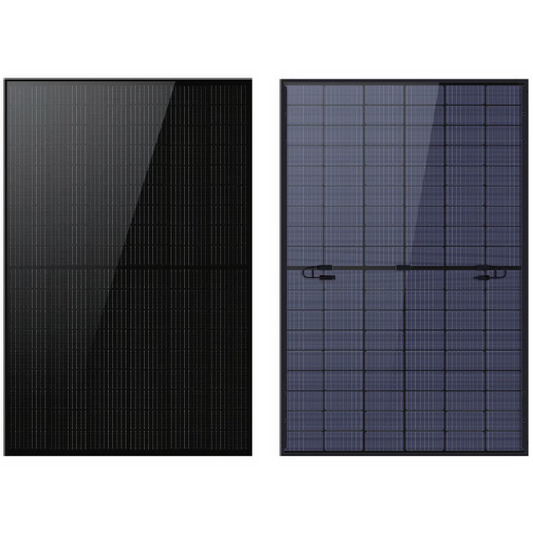 LONGi 400W Hi-MO5 LNG-400-LR5-54HABB 108 Half-Cut M10 Cells Bifacial Solar Panel — back view