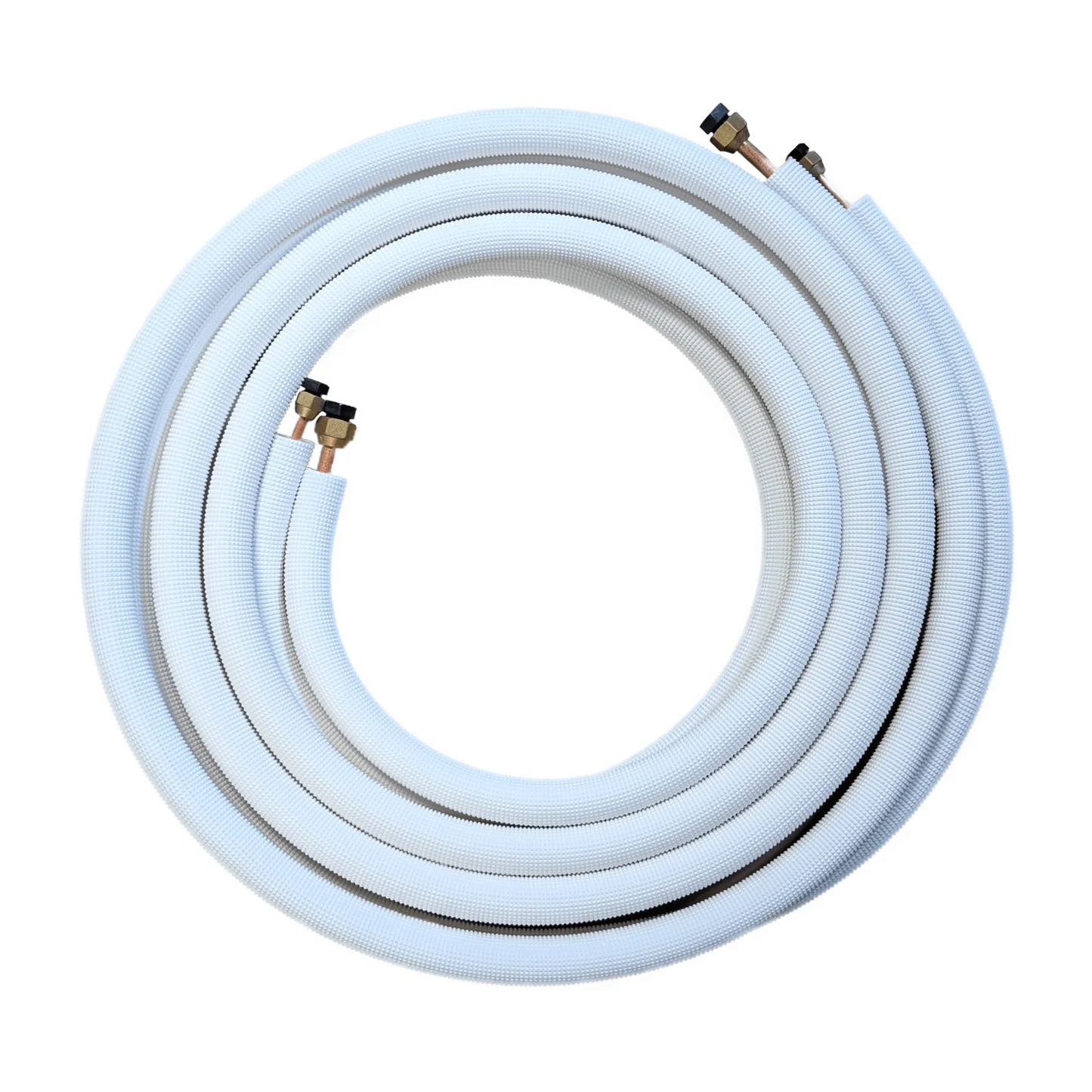 ECOSOLARIS Insulated Copper Line Set - 1/4'' and 3/8" - Standard 16FT SCA-LINESET-W-TWIN-1/4x3/8-16FT