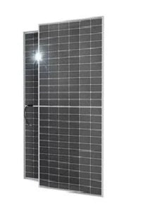 Solar panel with grid pattern on a white background