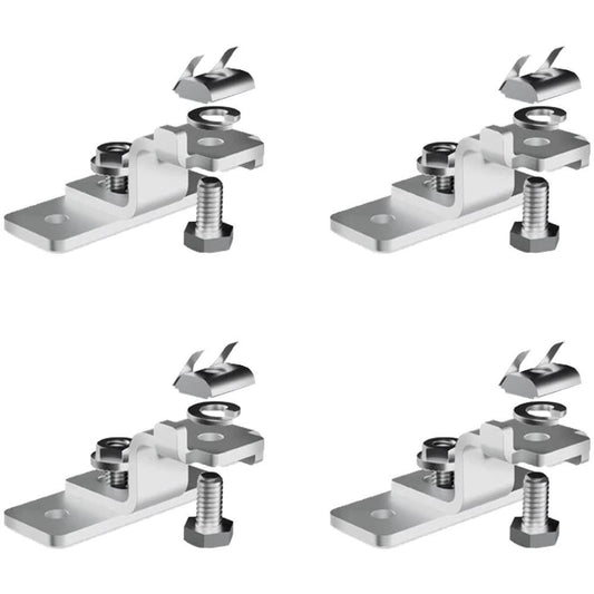 Zamp Solar Silver Universal Reversible Mounting Feet