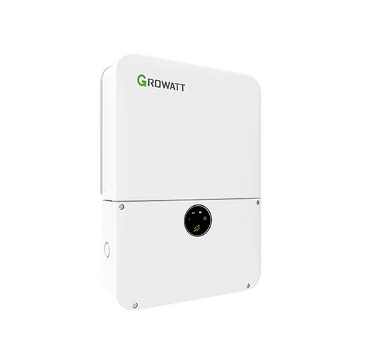 Growatt MIN 6000TL-XH-US 6.0kW hybrid inverter — front view