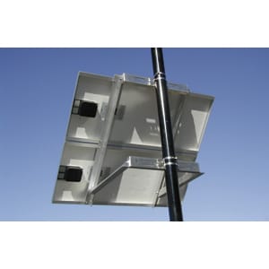 Side of Pole Mount for 3x Type B Solar Module 20-26" x 39-53"