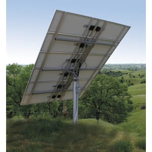 Top-of-Pole Mount for 3 Small Module Less than 300W (30-65" × 20-35") | Solar Rackworks